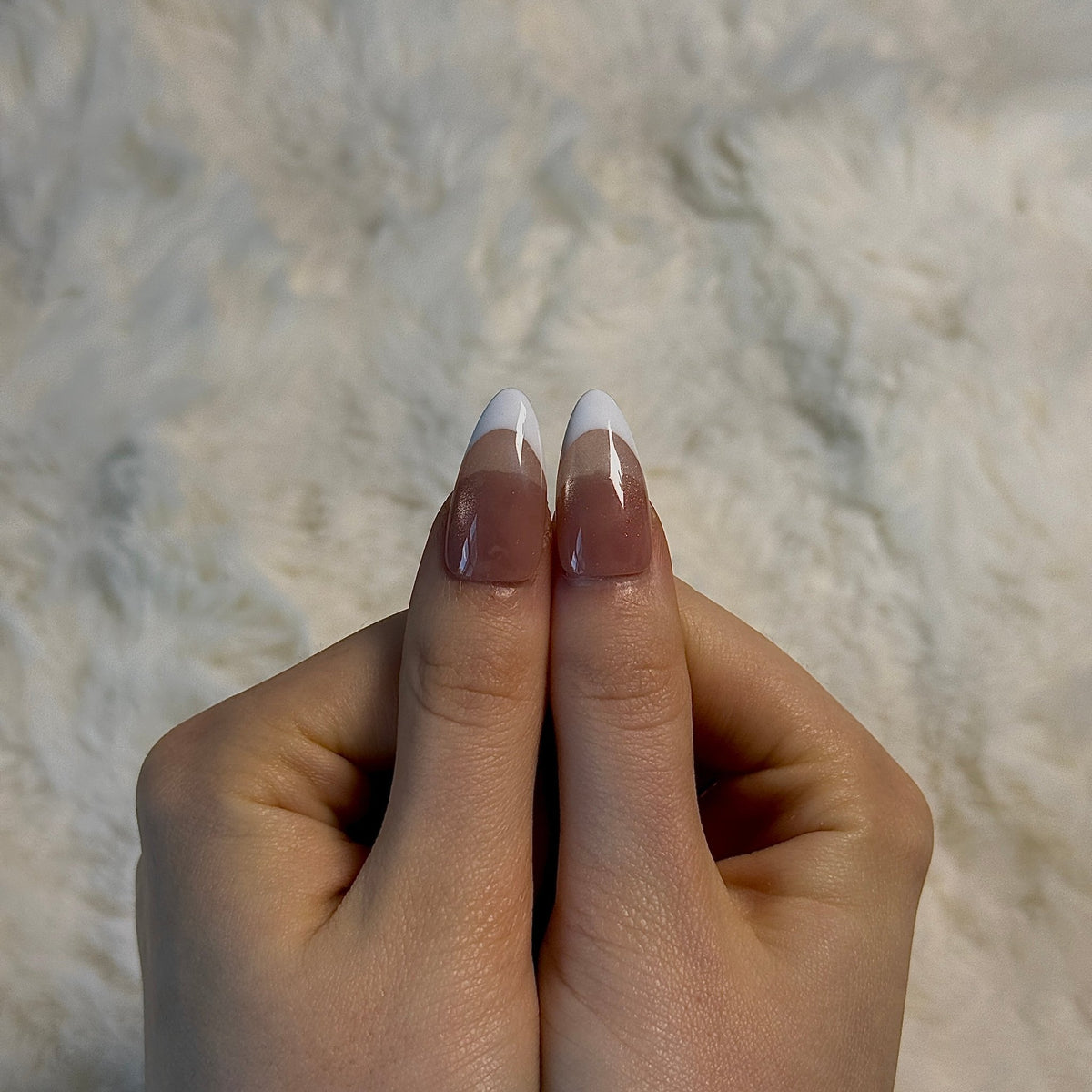 Blanc Silk | 3D Handmade Reusable Press-on Nails | CLAWSIE Nails