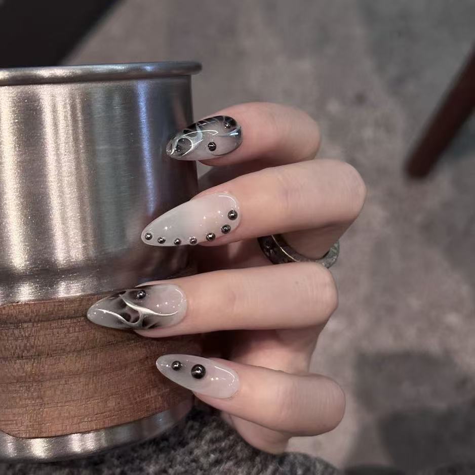 Cyrene | 3D Handmade Reusable Press - on Nails | CLAWSIE Nails