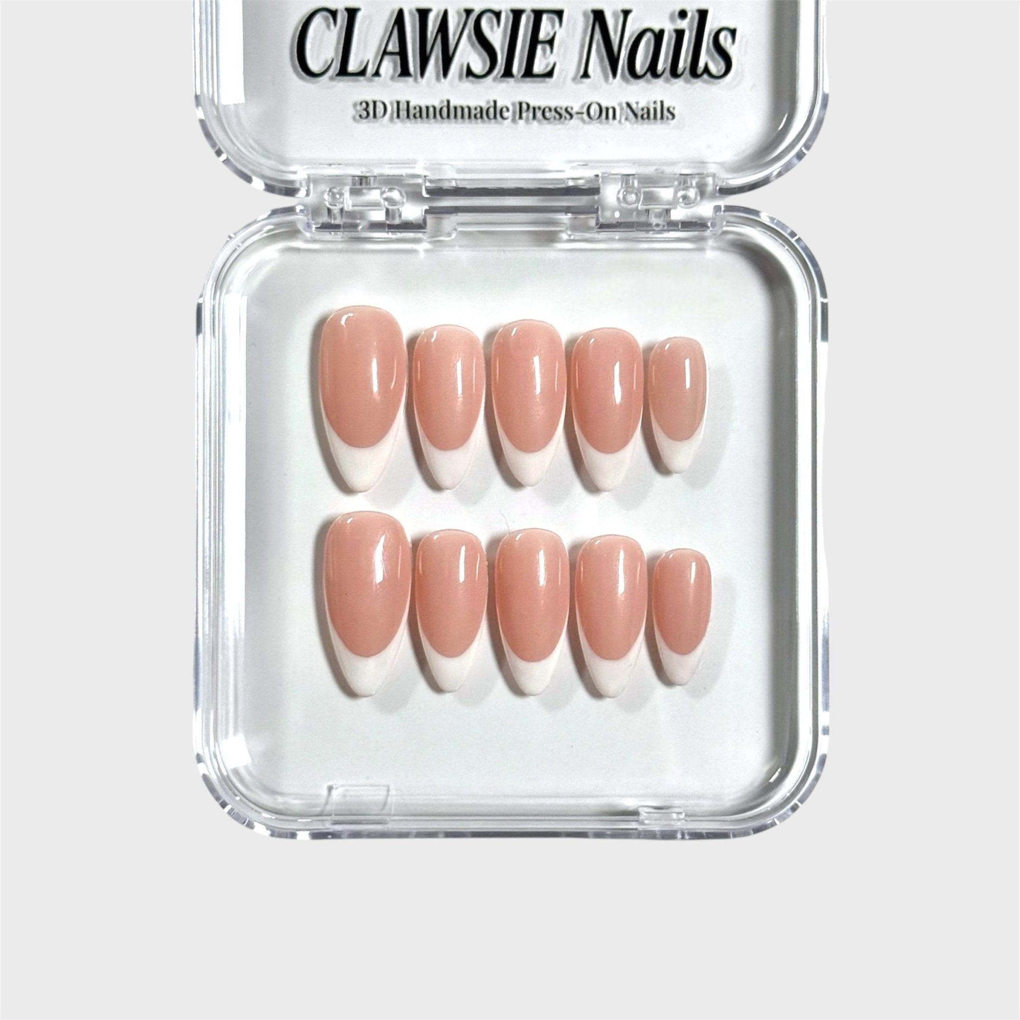 Grace | 3D Handmade Reusable Press - on Nails | CLAWSIE Nails