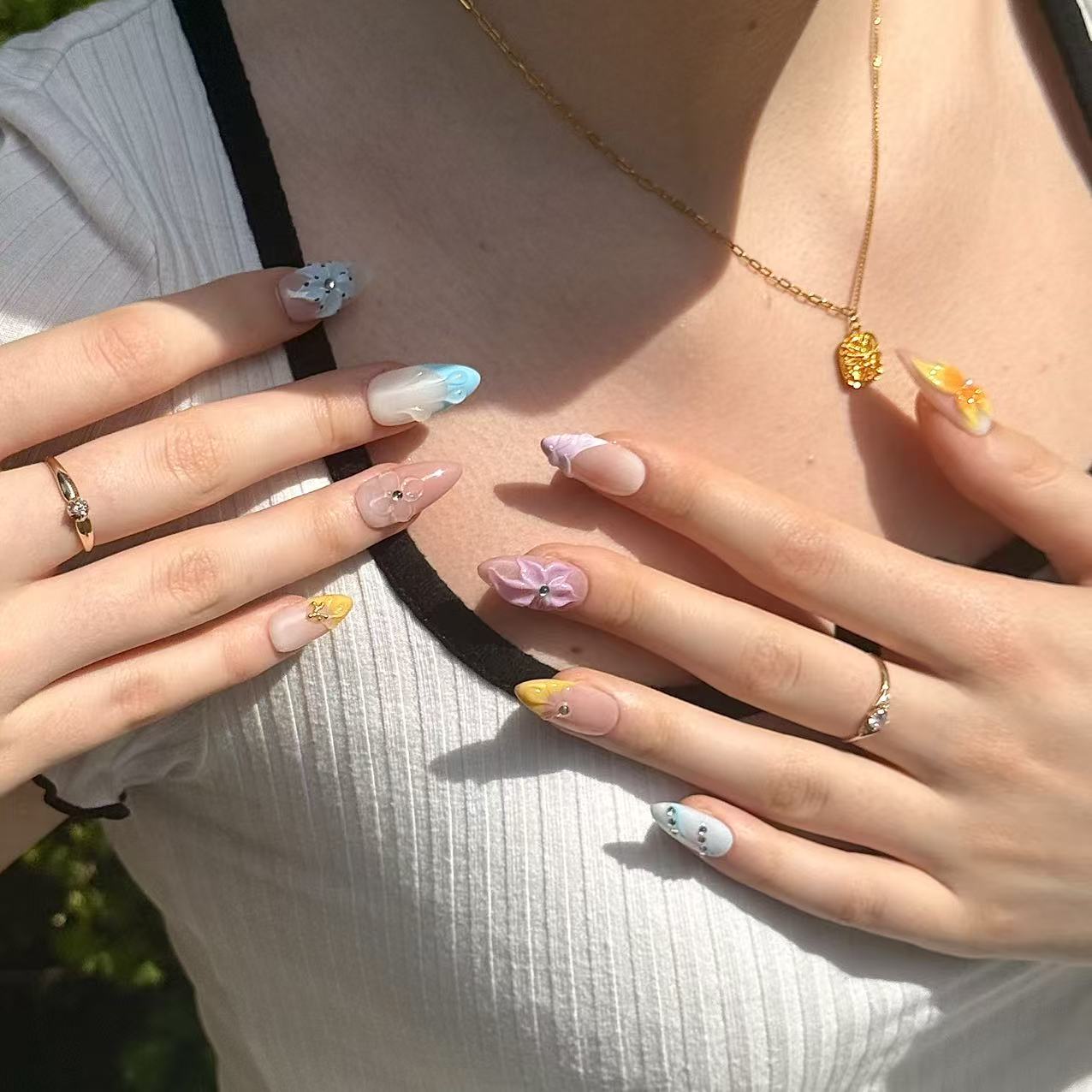 MARINE | Press - on Nails by CLAWSIE Nails