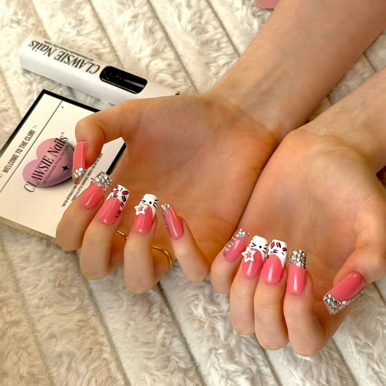 Meowisse | Press - on Nails by CLAWSIE Nails