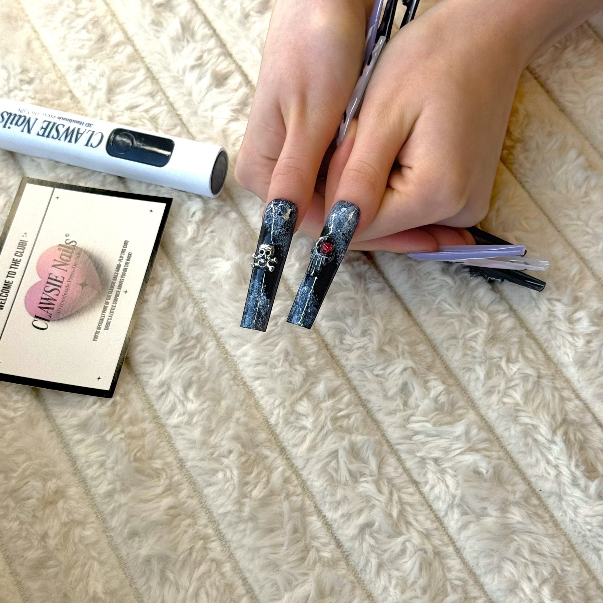 Noctis | Press - on Nails by CLAWSIE Nails