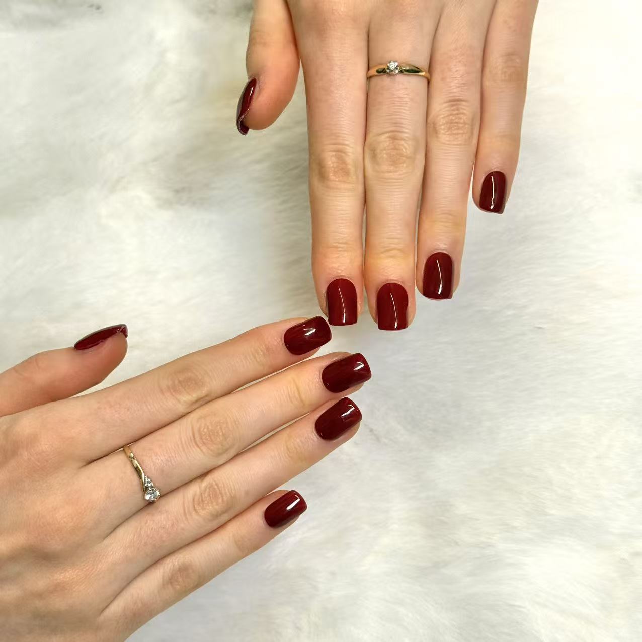 Ruby | 3D Handmade Reusable Press - on Nails | CLAWSIE Nails