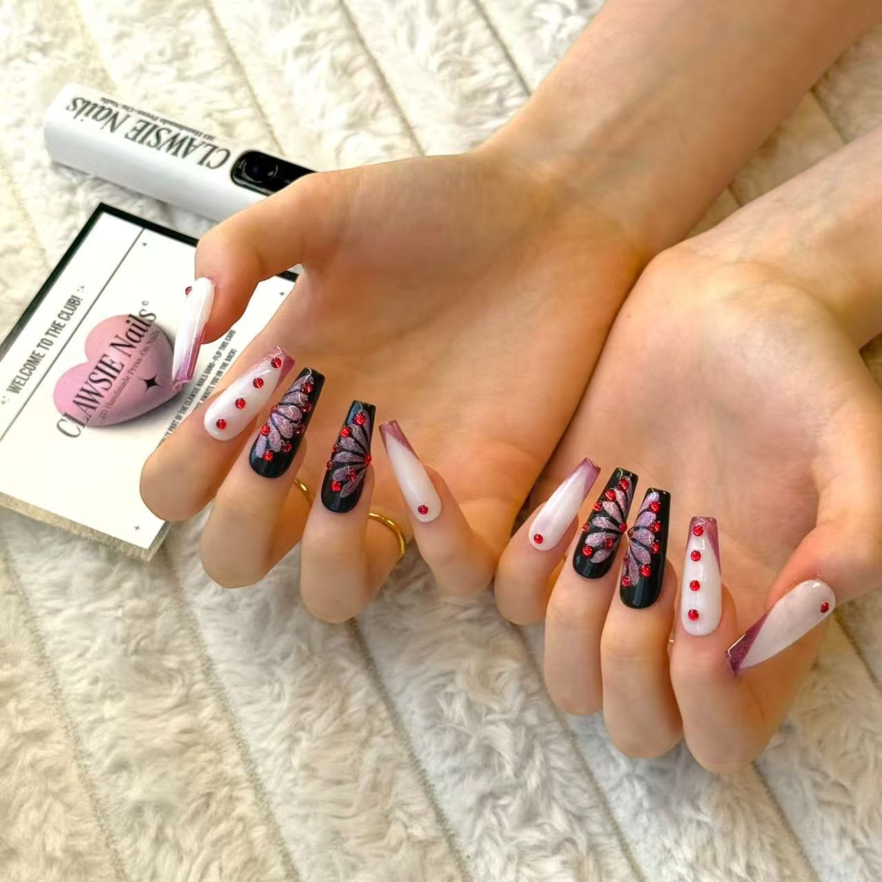 RUBYRA | Press - on Nails by CLAWSIE Nails