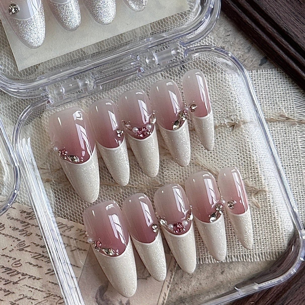 Silk | 3D Handmade Reusable Press - on Nails | CLAWSIE Nails