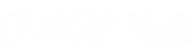 CLAWSIE Nails Logo White