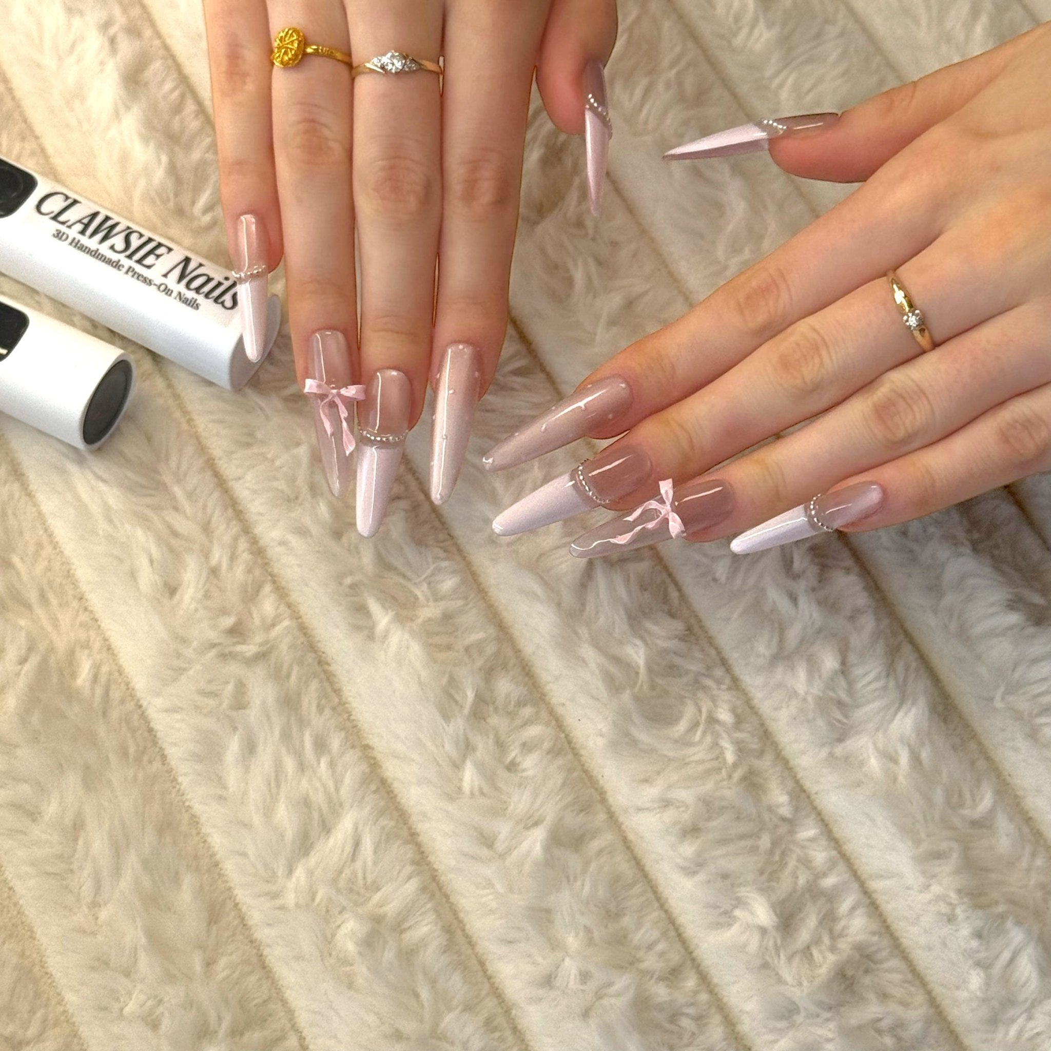Ballerine | Press - on Nails by CLAWSIE Nails