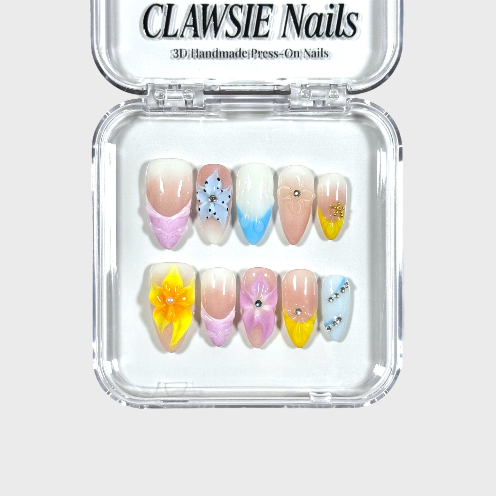 Beach Goddess | Press - on Nails by CLAWSIE Nails