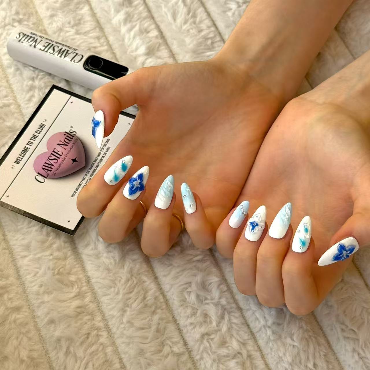 Beach Goddess | Press - on Nails by CLAWSIE Nails