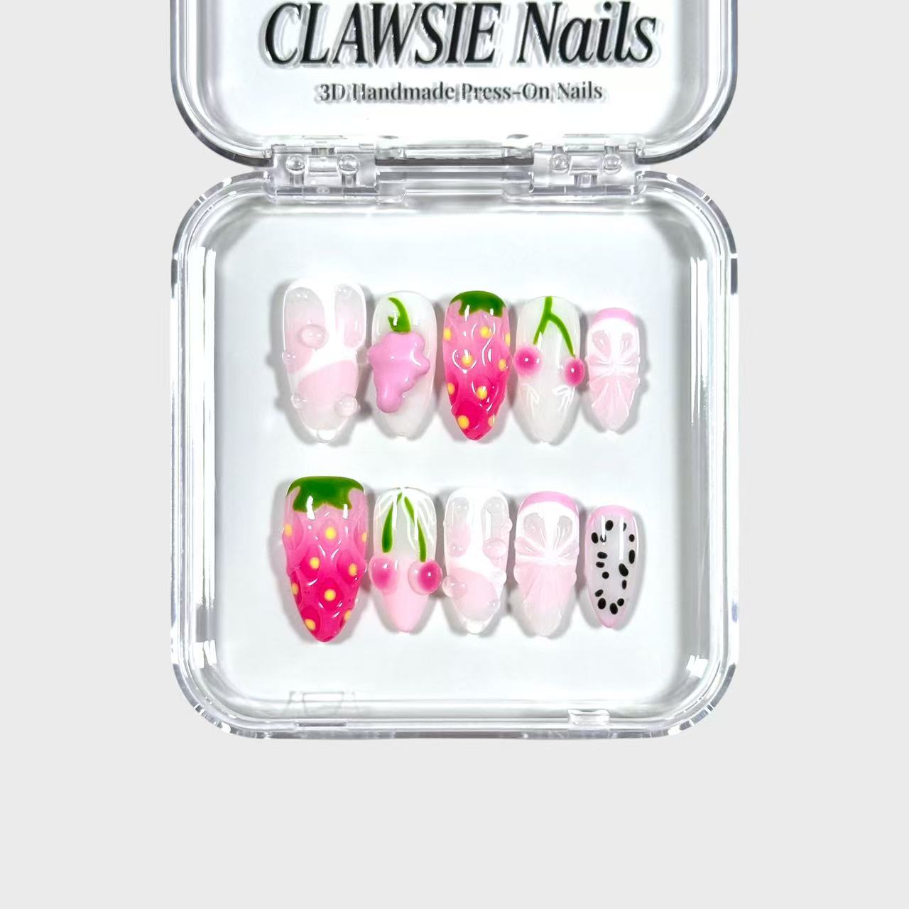 BERRY | Press - on Nails by CLAWSIE Nails
