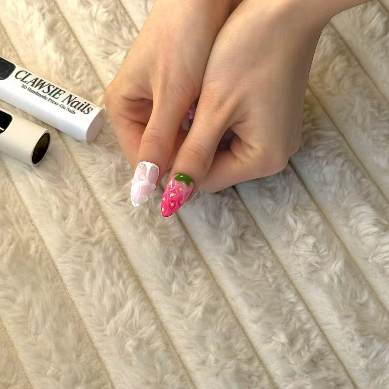 BERRY | Press - on Nails by CLAWSIE Nails