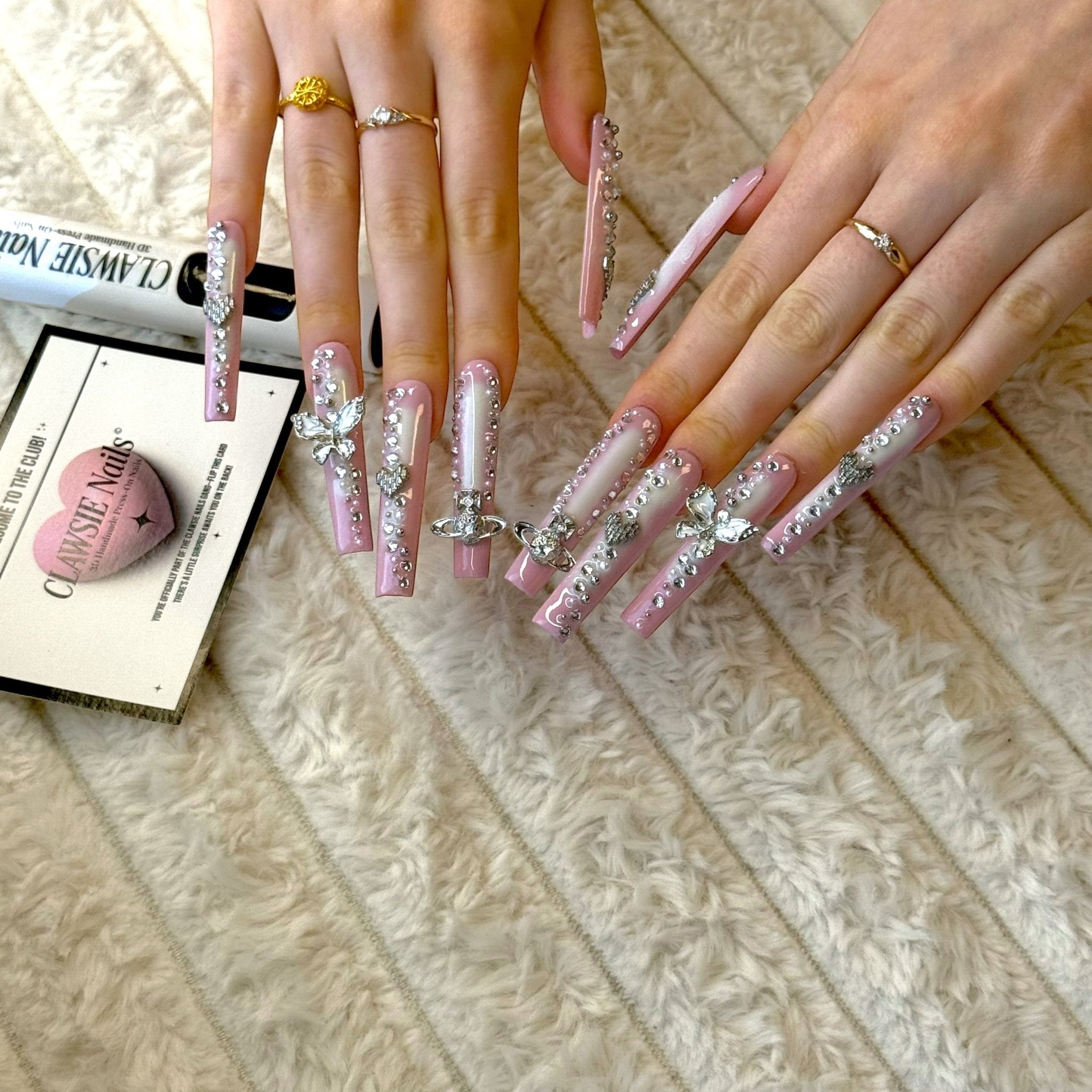 Butterflya | Press - on Nails by CLAWSIE Nails