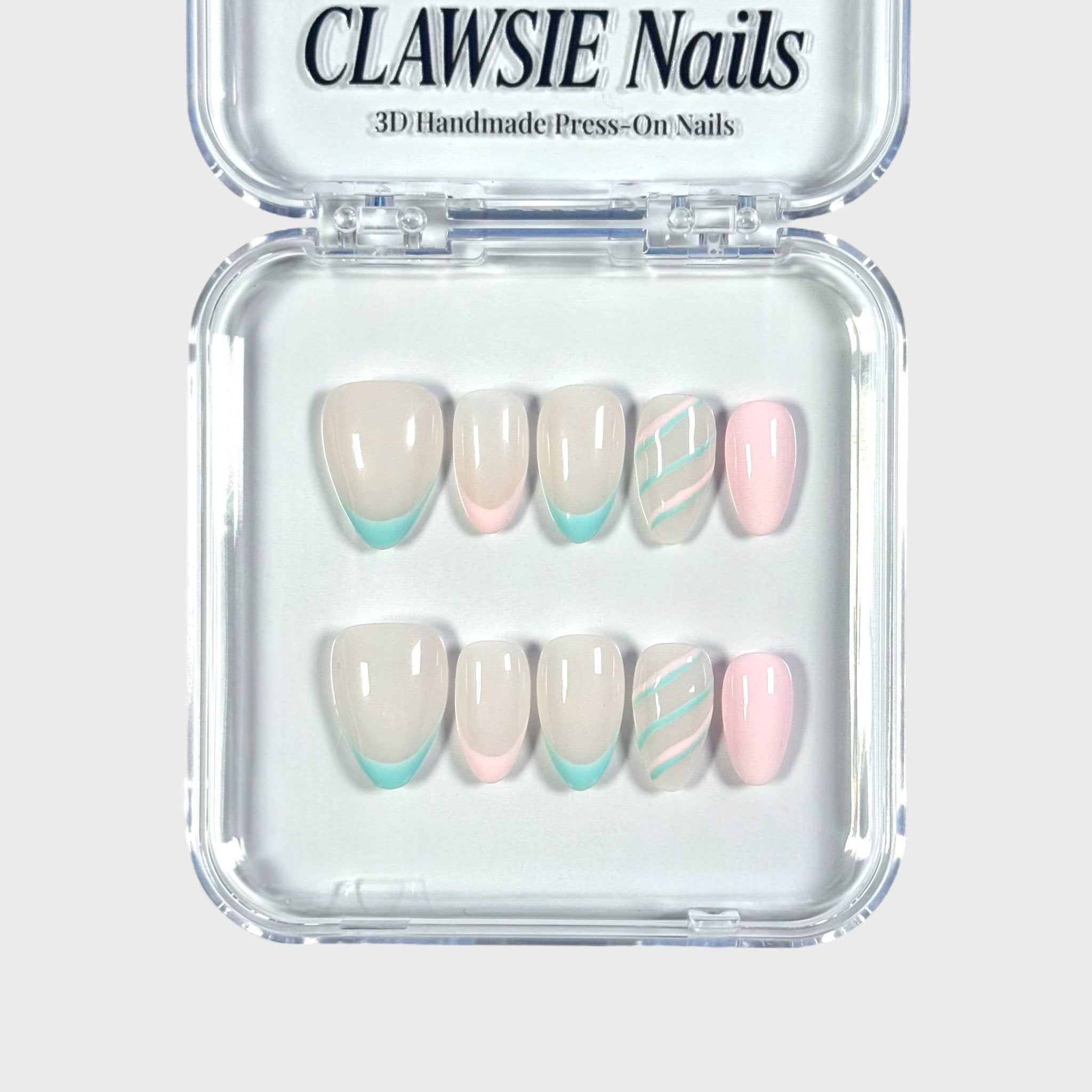 Candy land | 3D Handmade Reusable Press - on Nails | CLAWSIE Nails