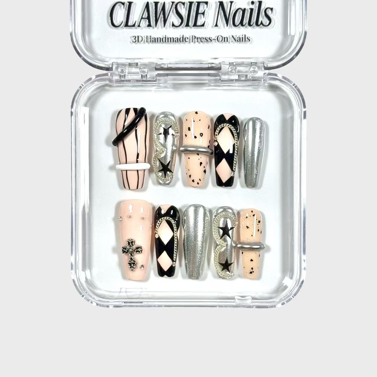 Chainsia | Press - on Nails by CLAWSIE Nails
