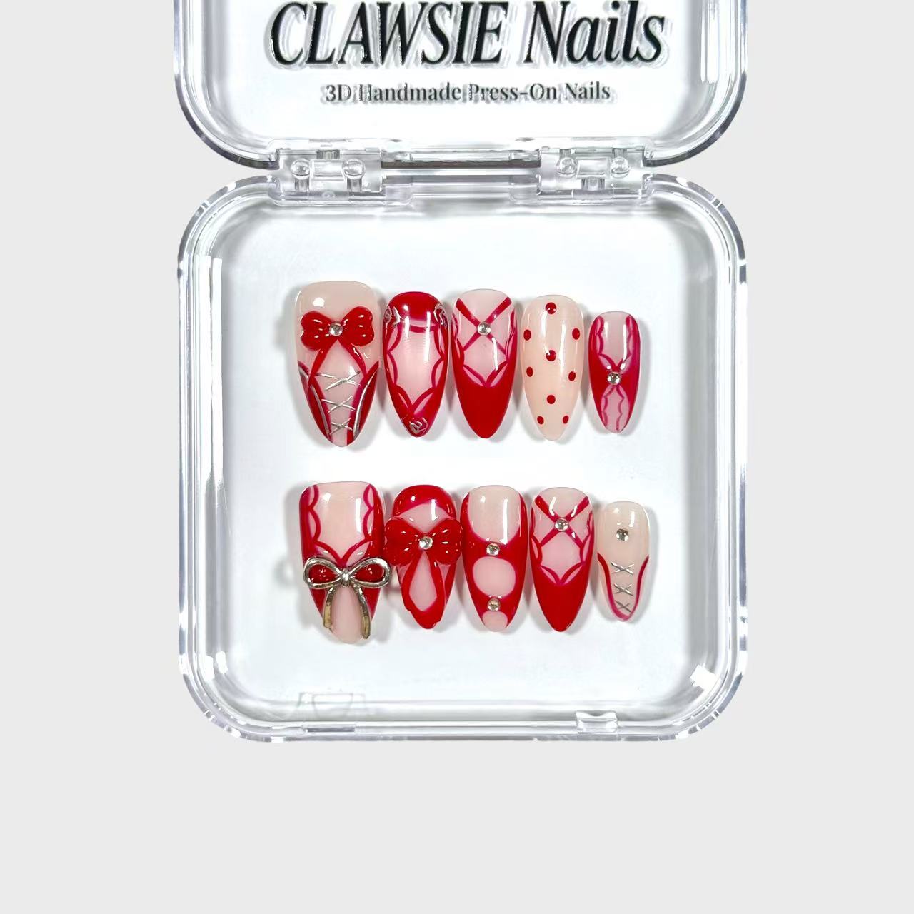 Charmine | Press - on Nails by CLAWSIE Nails
