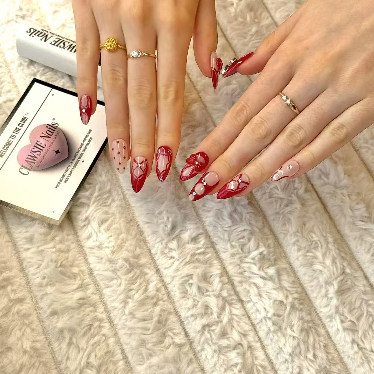 Charmine | Press - on Nails by CLAWSIE Nails