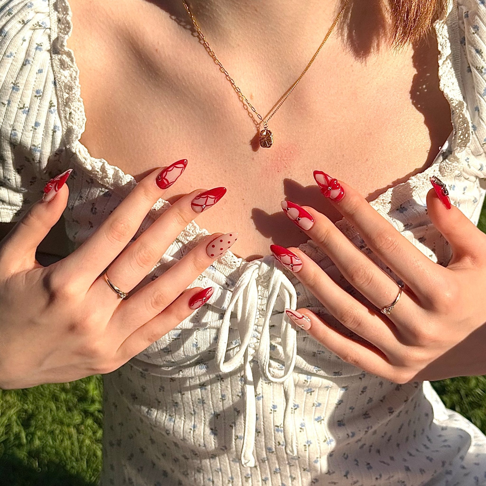 Charmine | Press - on Nails by CLAWSIE Nails