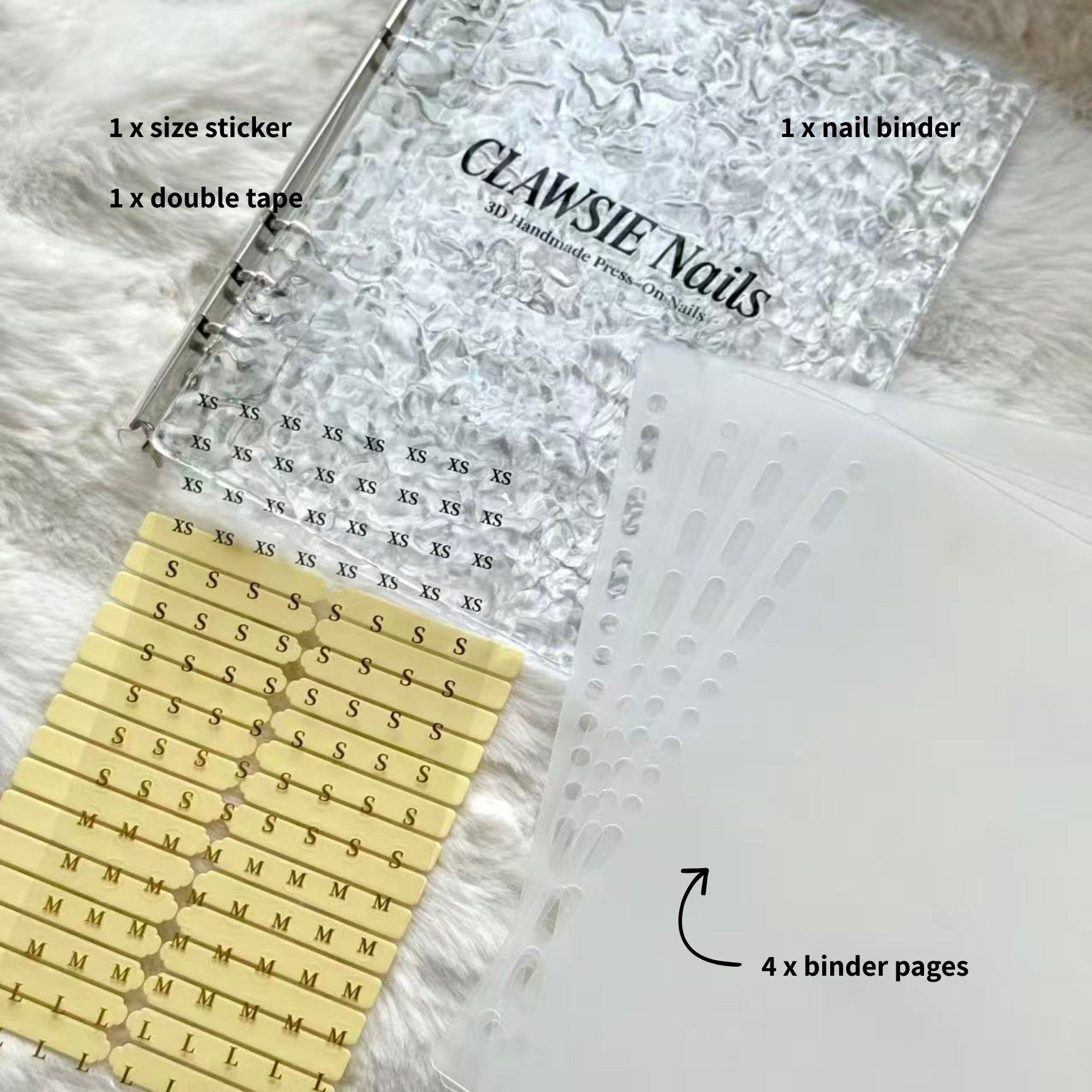 CLAWSIE Nails Binder