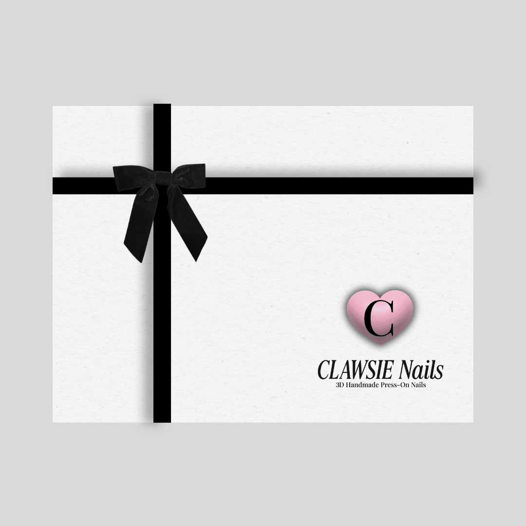 CLAWSIE Nails gift card | 3D Handmade Reusable Press-on Nails | CLAWSIE Nails