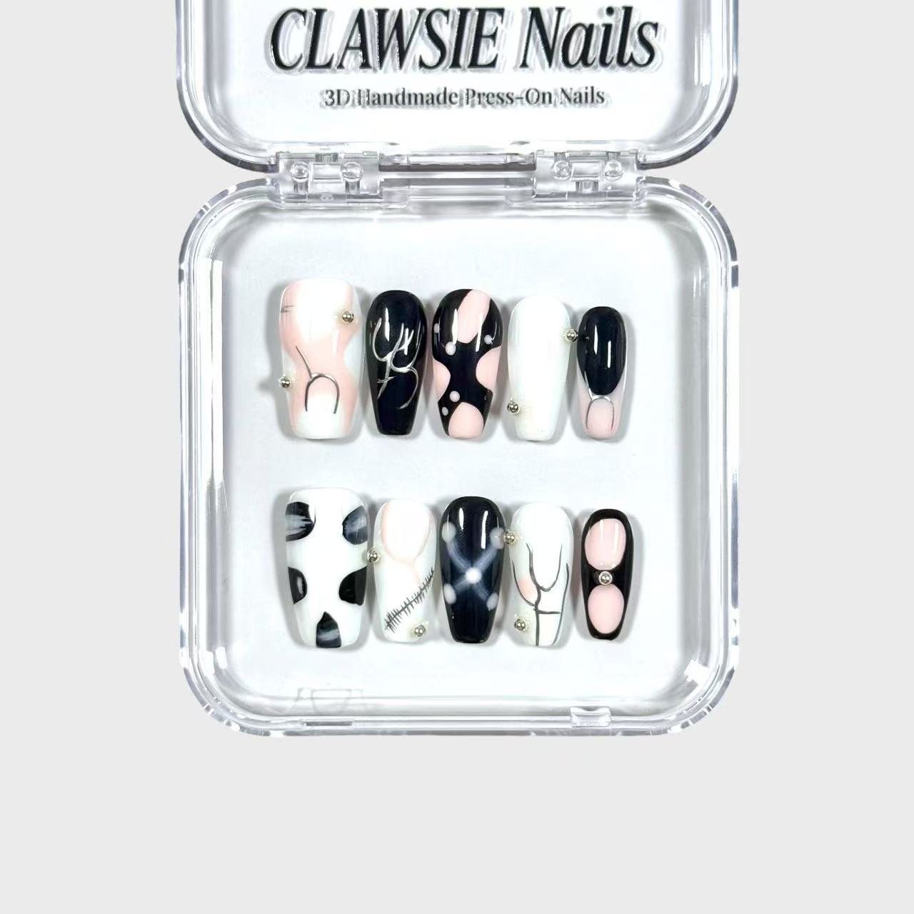 CREAMNOIR | Press - on Nails by CLAWSIE Nails