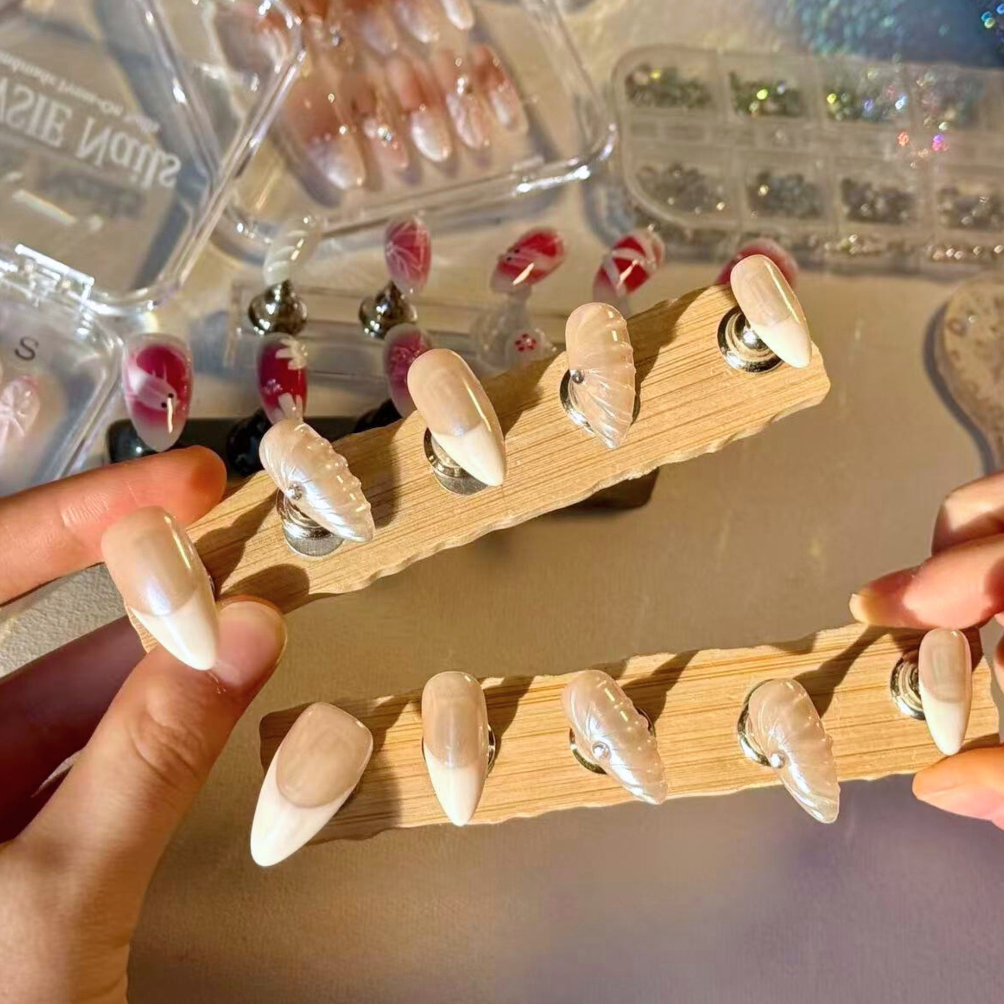 Custom press - on nail design - CLAWSIE Nails | Press - on Nails by CLAWSIE Nails