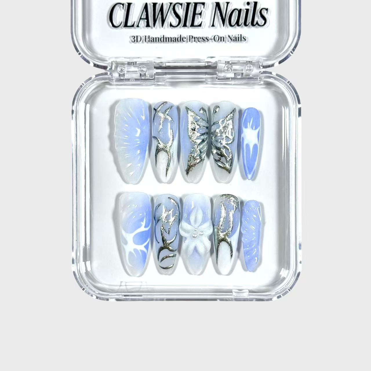 Frostwing | Press - on Nails by CLAWSIE Nails