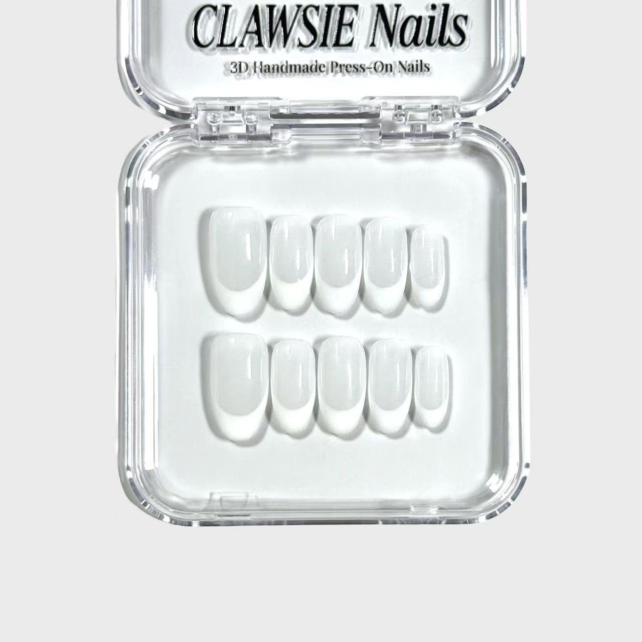 Ivory | Press - on Nails by CLAWSIE Nails