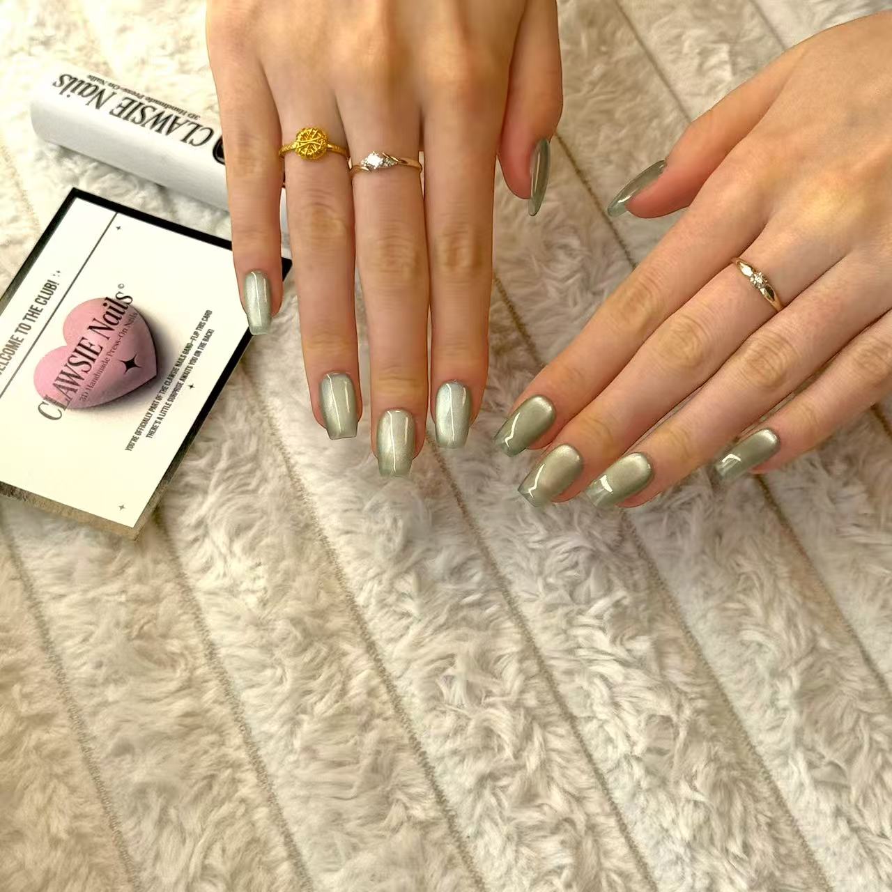 JadeMist | Press - on Nails by CLAWSIE Nails