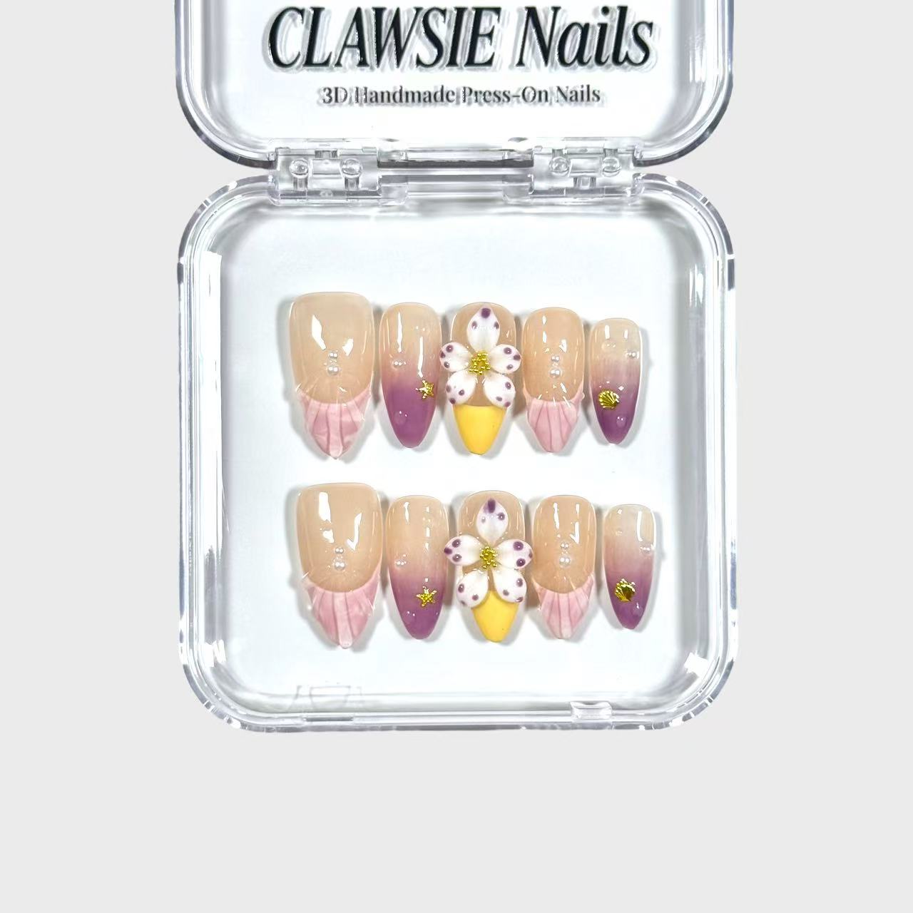 Lunaria | Press - on Nails by CLAWSIE Nails
