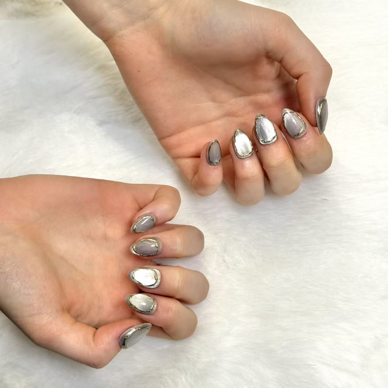 Luxe | 3D Handmade Reusable Press - on Nails | CLAWSIE Nails