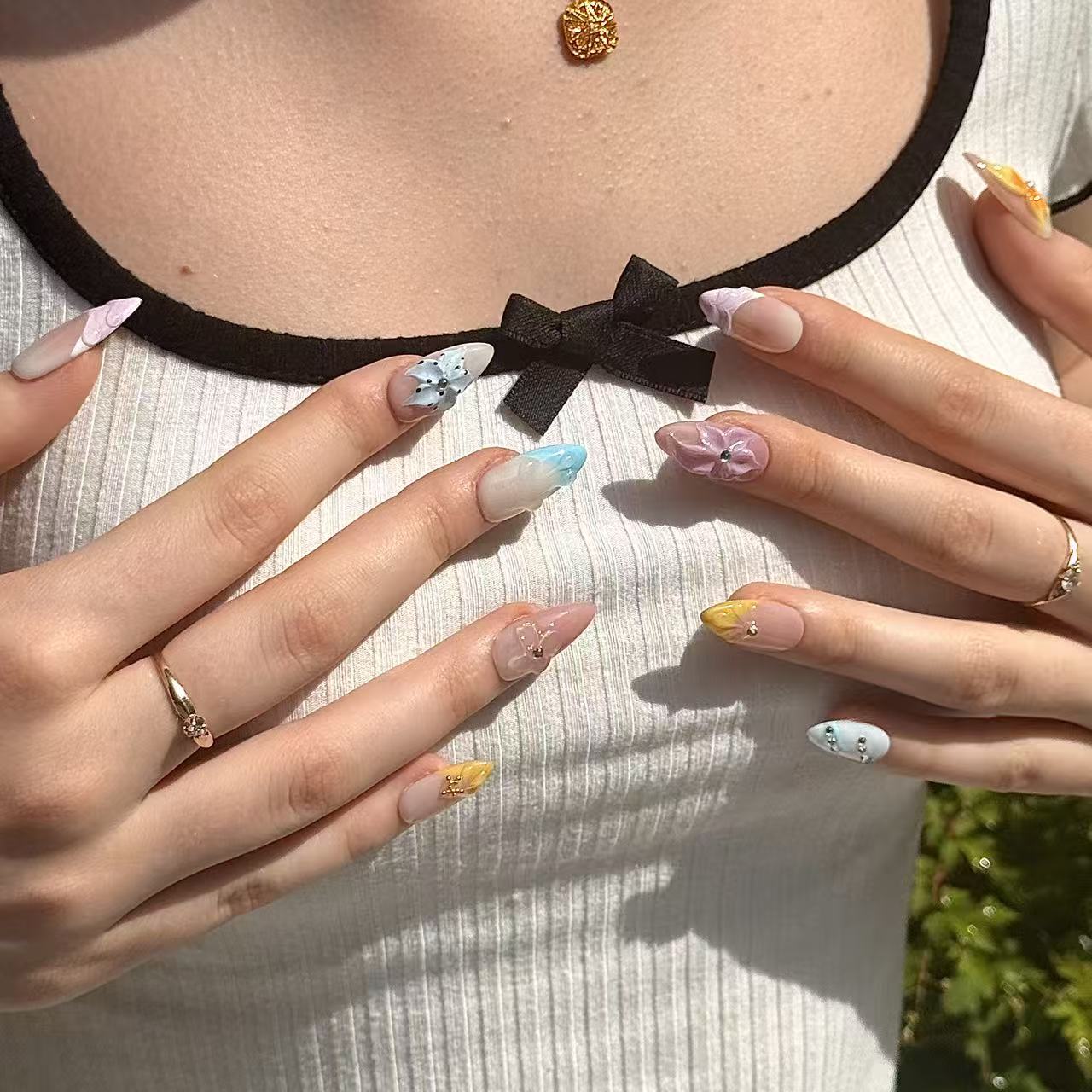 MARINE | Press - on Nails by CLAWSIE Nails