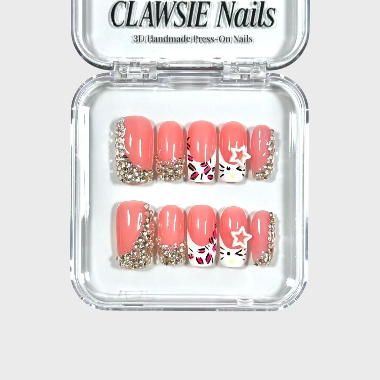 Meowisse | Press - on Nails by CLAWSIE Nails