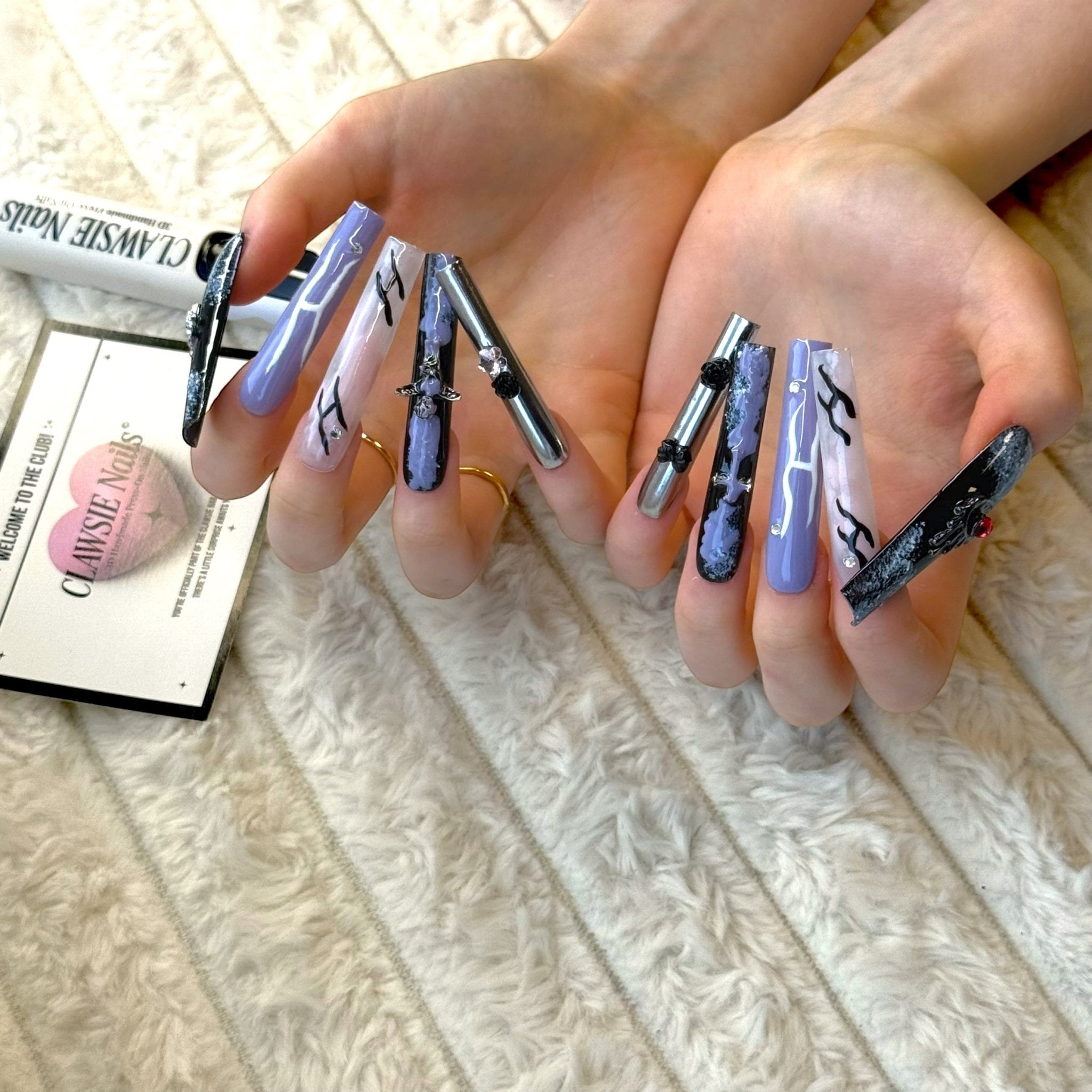 Noctis | Press - on Nails by CLAWSIE Nails