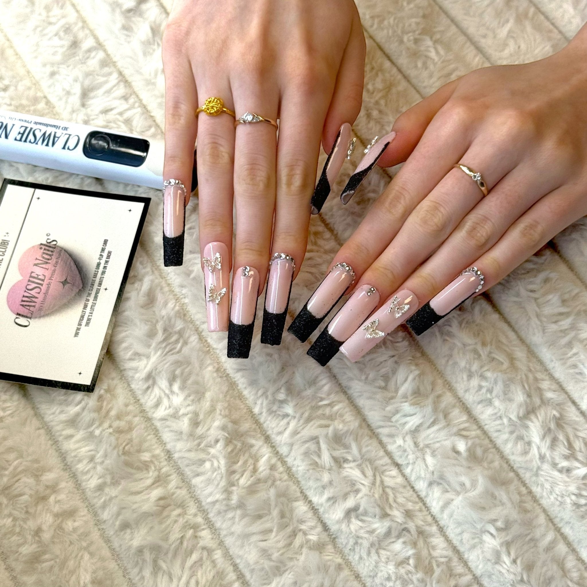 Noiré | Press - on Nails by CLAWSIE Nails