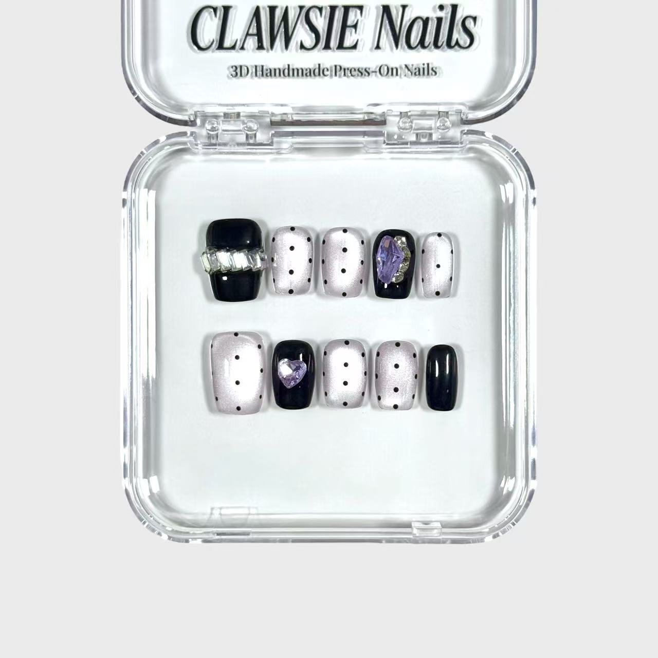 NOIRIQUE | Press - on Nails by CLAWSIE Nails