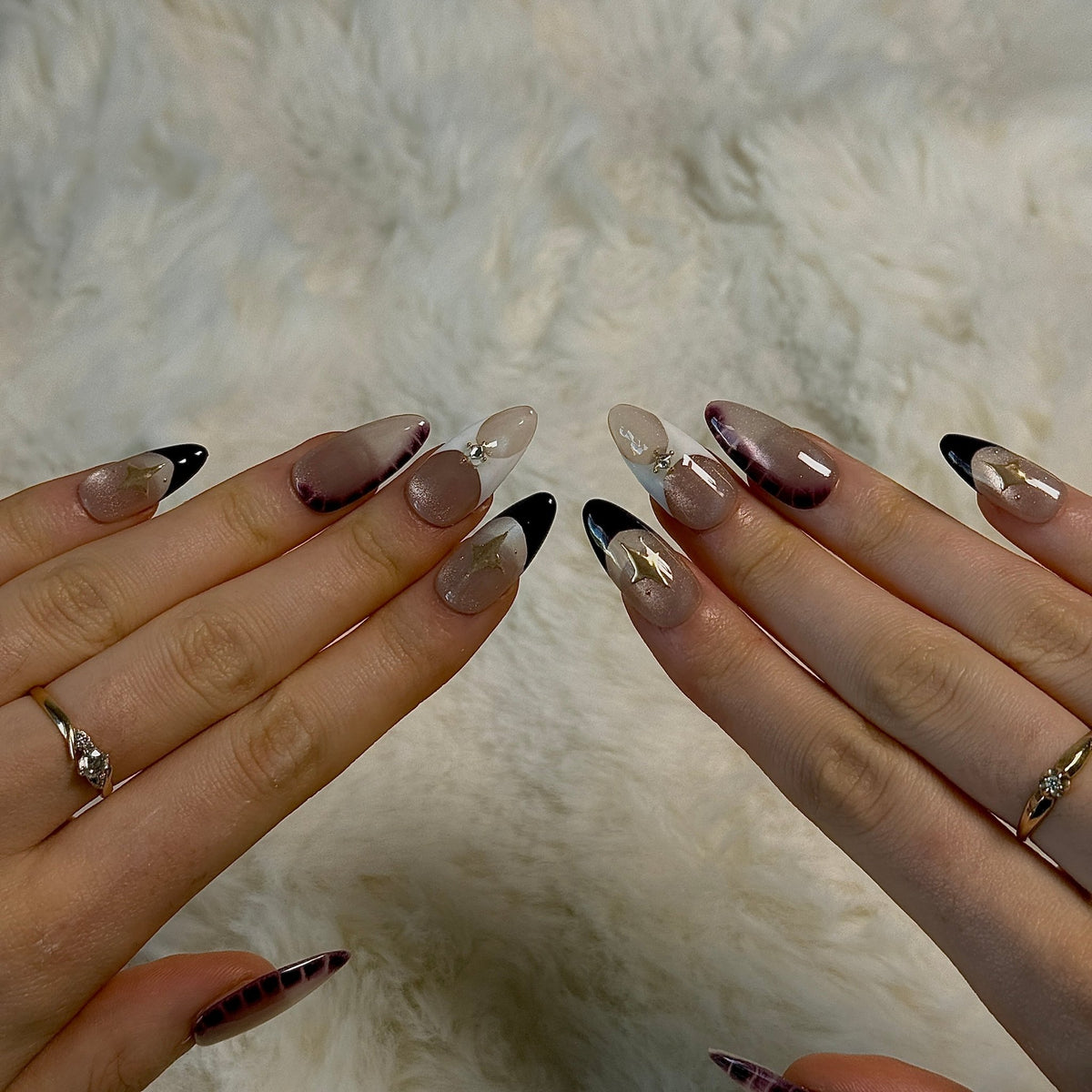 Plum Silk | 3D Handmade Reusable Press-on Nails | CLAWSIE Nails