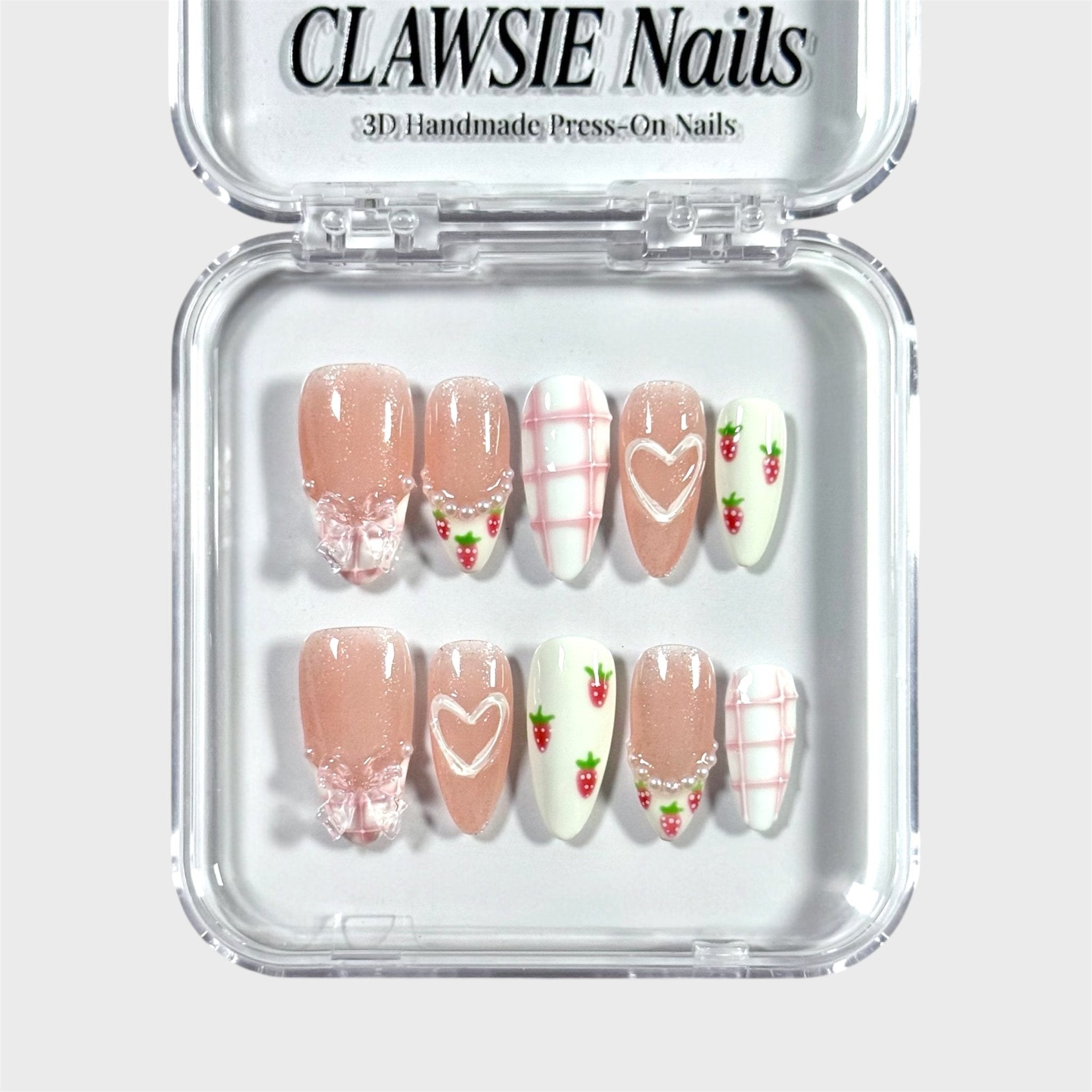 Sweet Dream | 3D Handmade Reusable Press-on Nails | CLAWSIE Nails